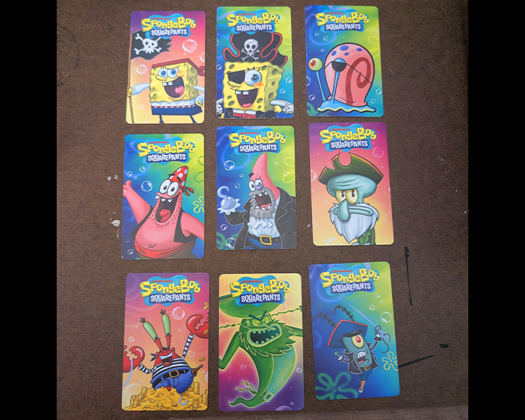 Sponge Pirate Cards